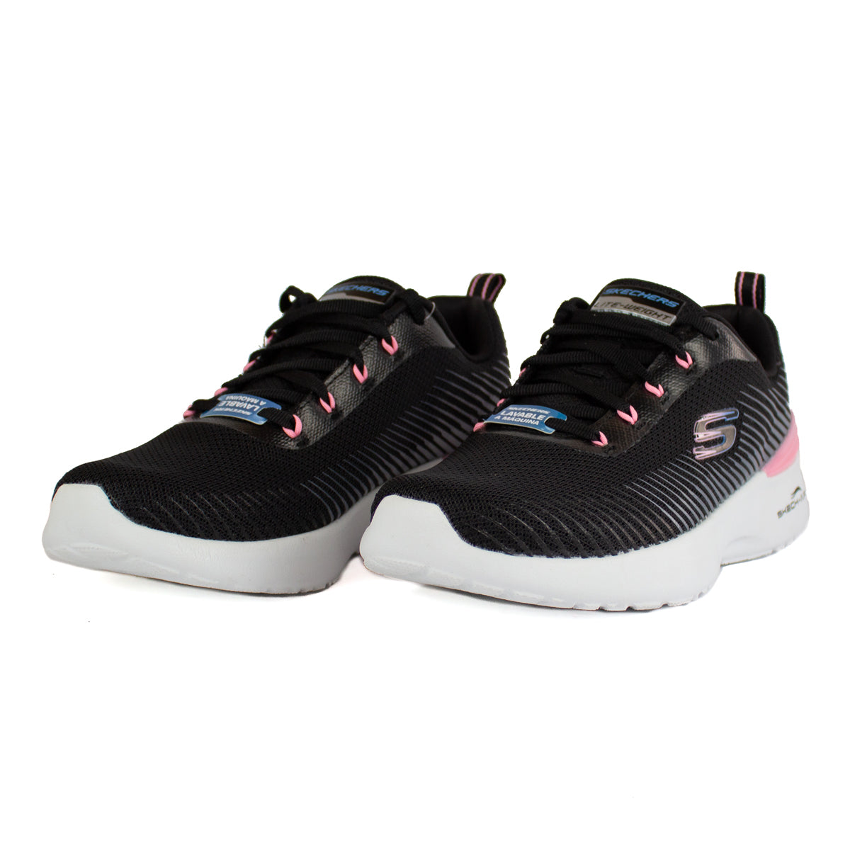 Skechers - Tenis deportivos para mujer, negro, 6 ancho